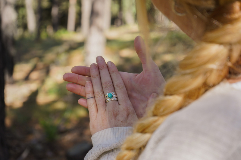 Anillo triple misty 1