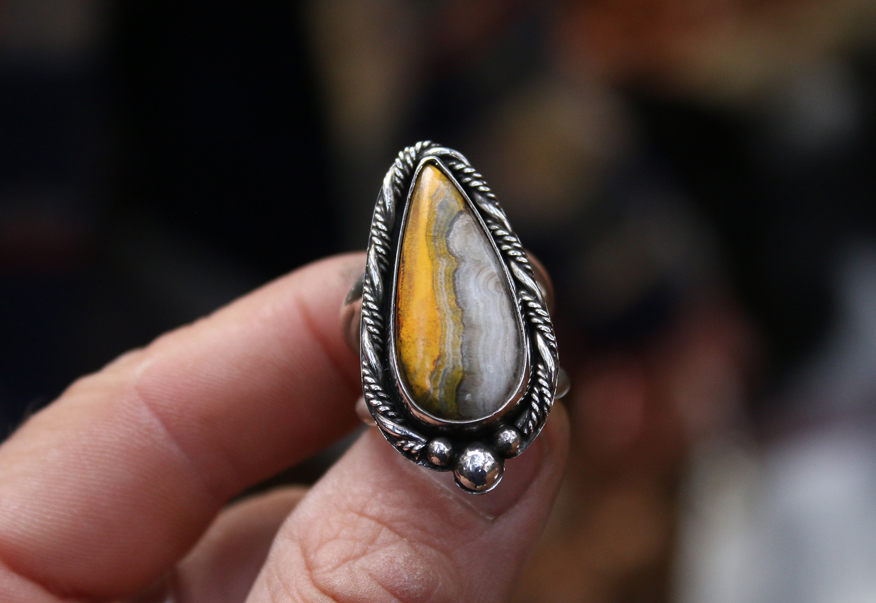 Anillo PLATA 925 con BUMBLE BEE GOTA