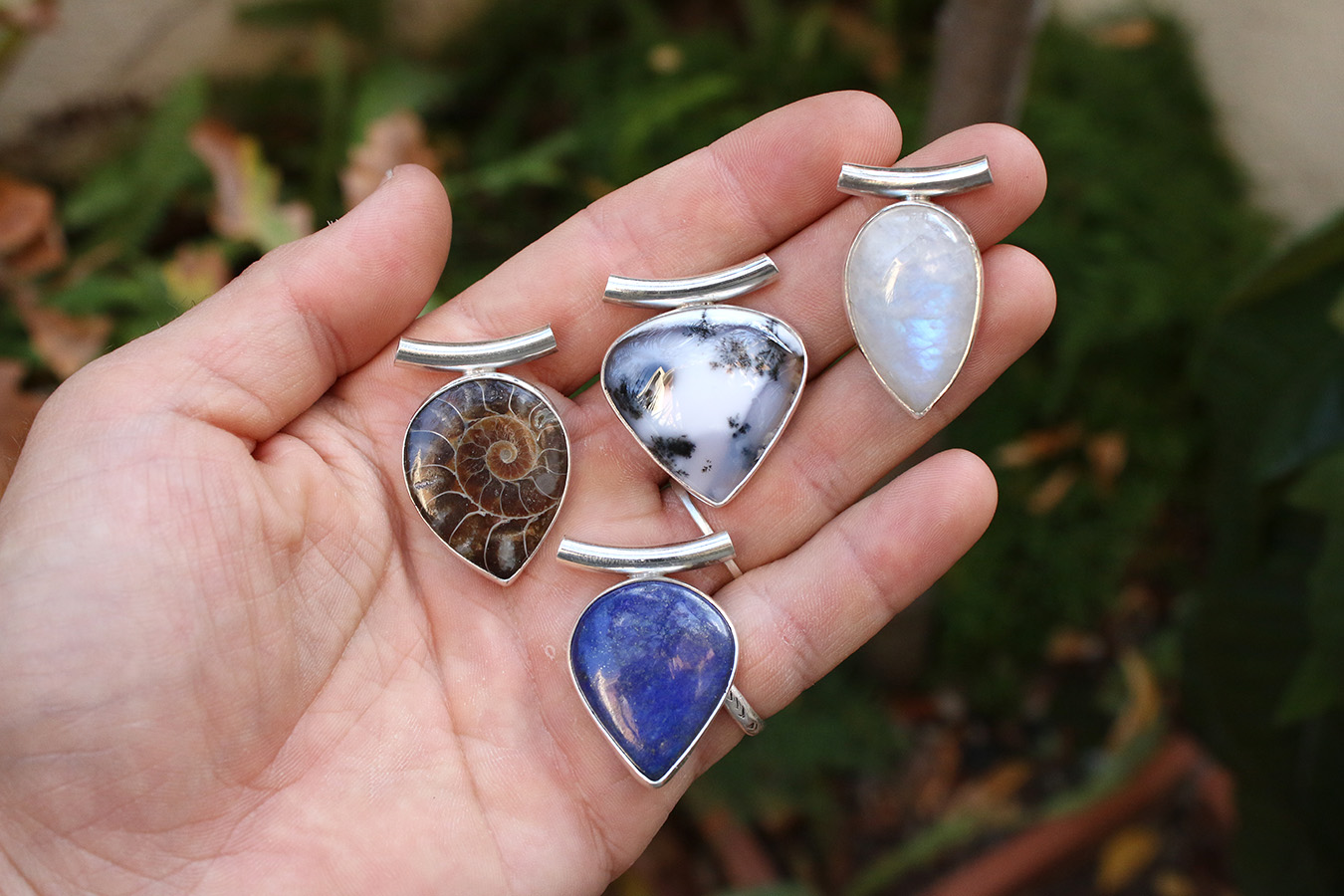 Colgante YATZIRI con AMONITA - Imagen 3