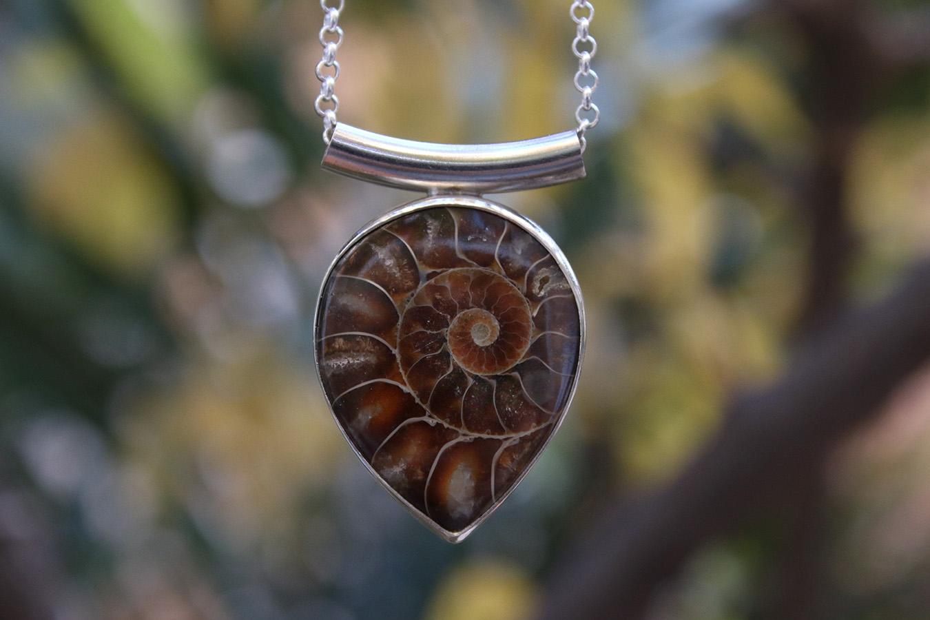 Colgante YATZIRI con AMONITA