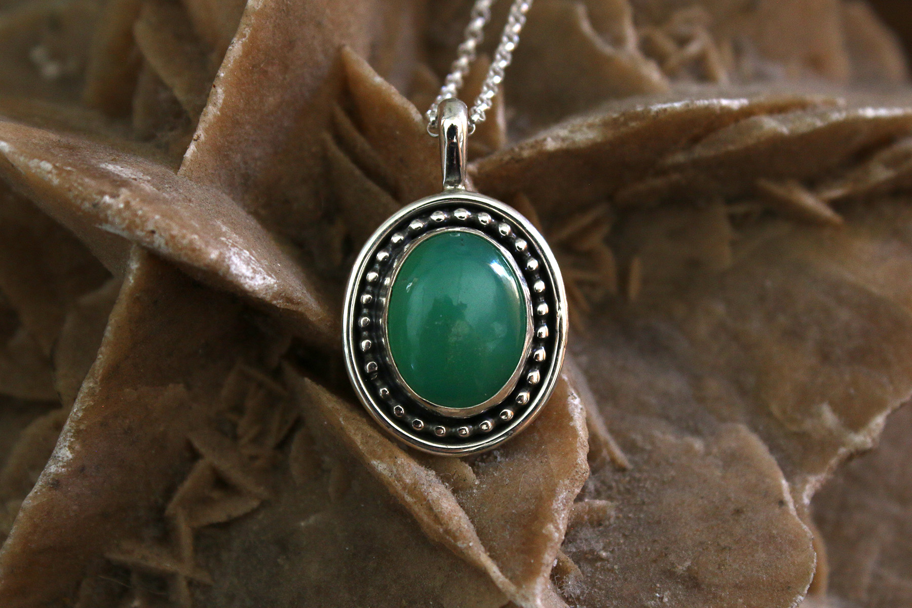 Colgante MAUI con CRISOPRASSA II