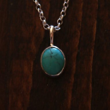 Colgante MINIMAL IV con TURQUESA TIBETANA