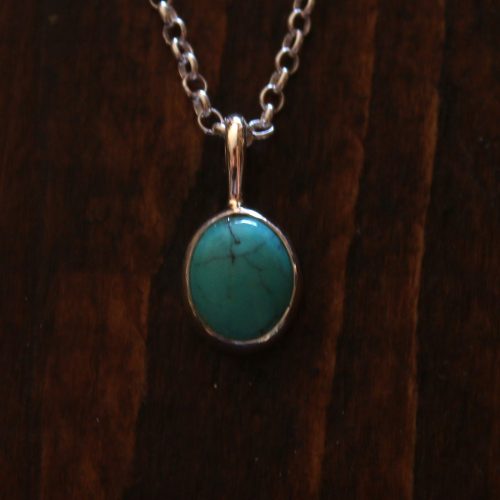 Colgante MINIMAL IV con TURQUESA TIBETANA