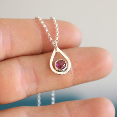 Colgante AGUA con AMATISTA