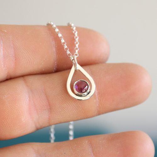 Colgante AGUA con AMATISTA