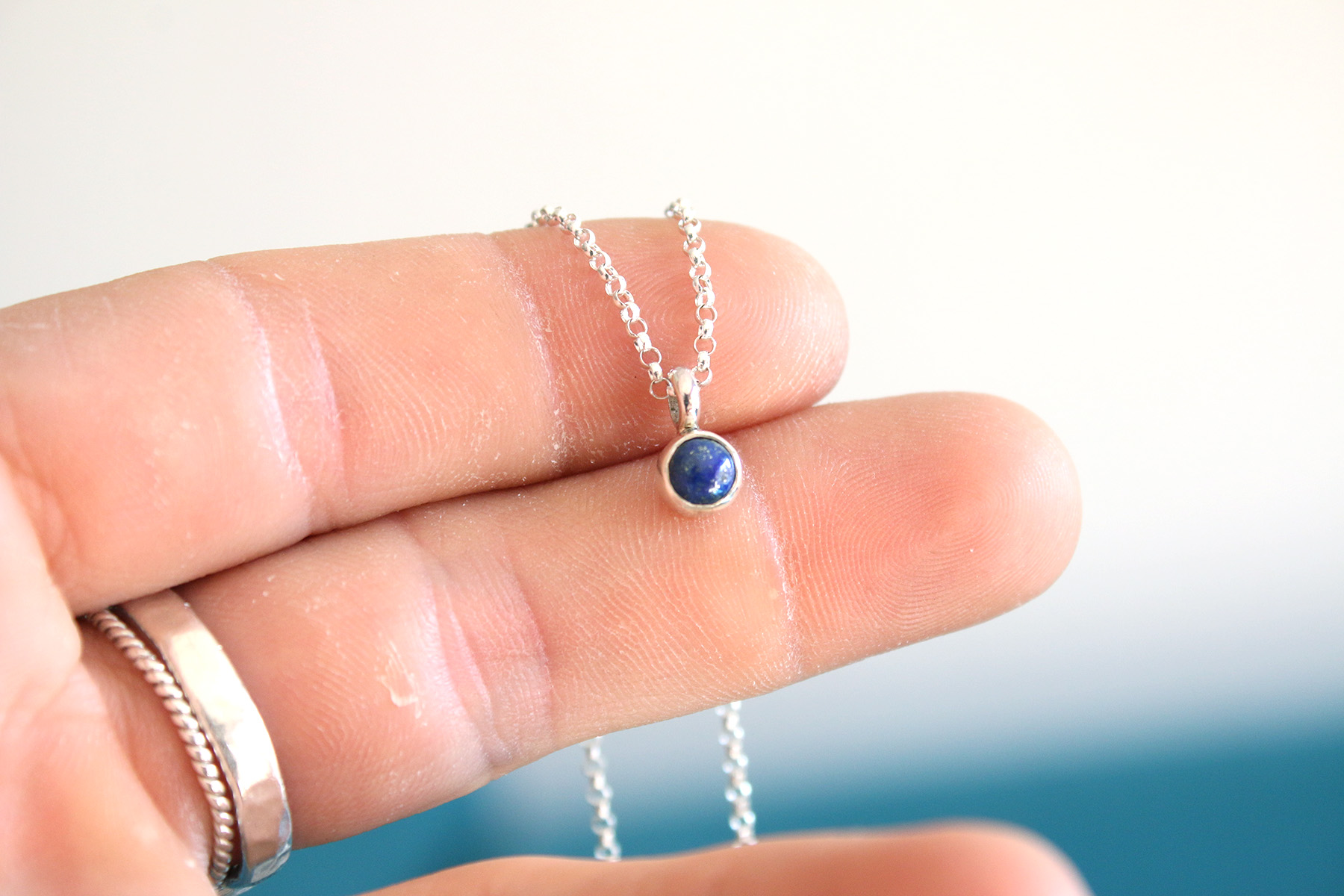 Colgante CIRCLE con LAPISLÁZULI