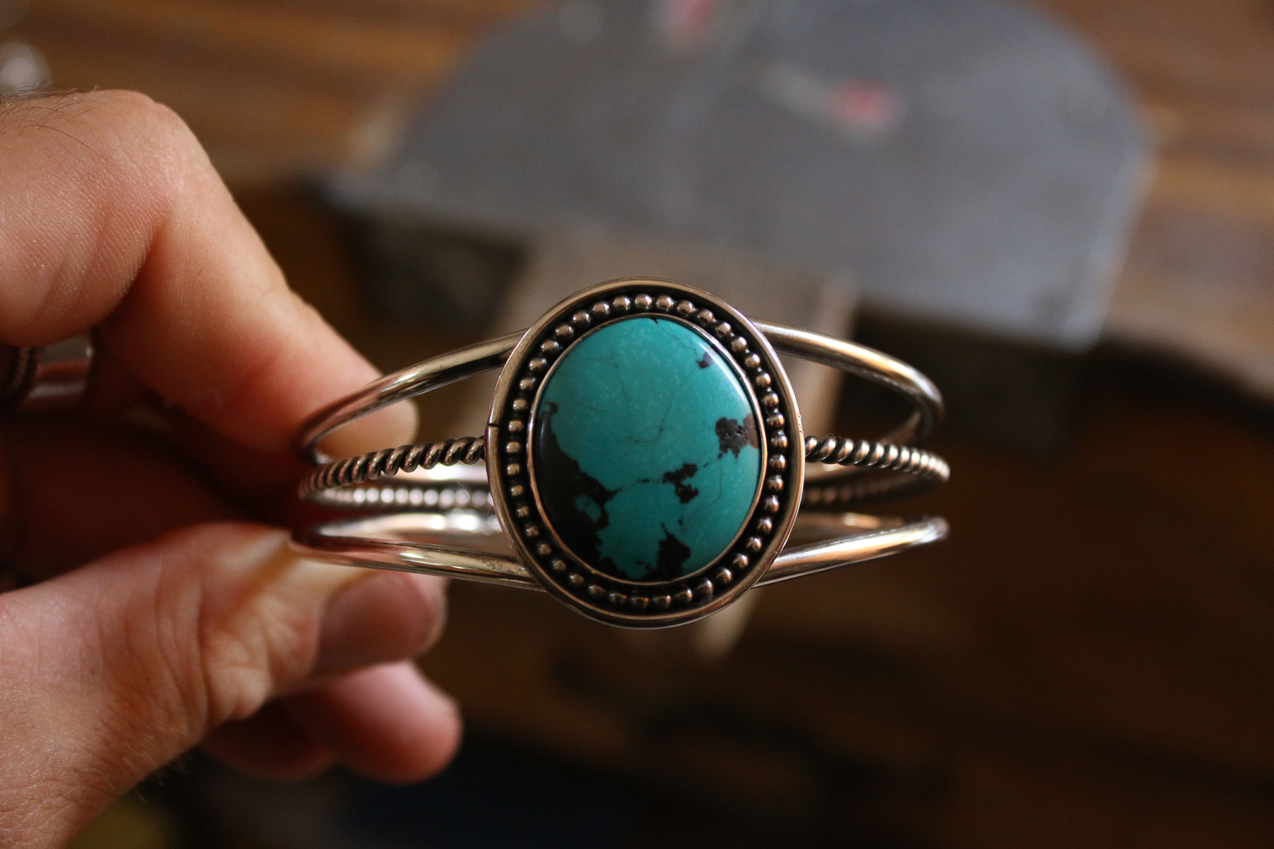 Brazalete con TURQUESA