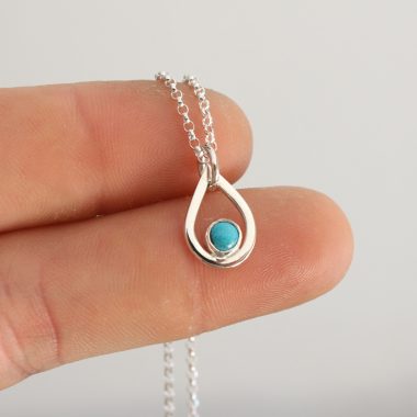 Colgante AGUA con TURQUESA