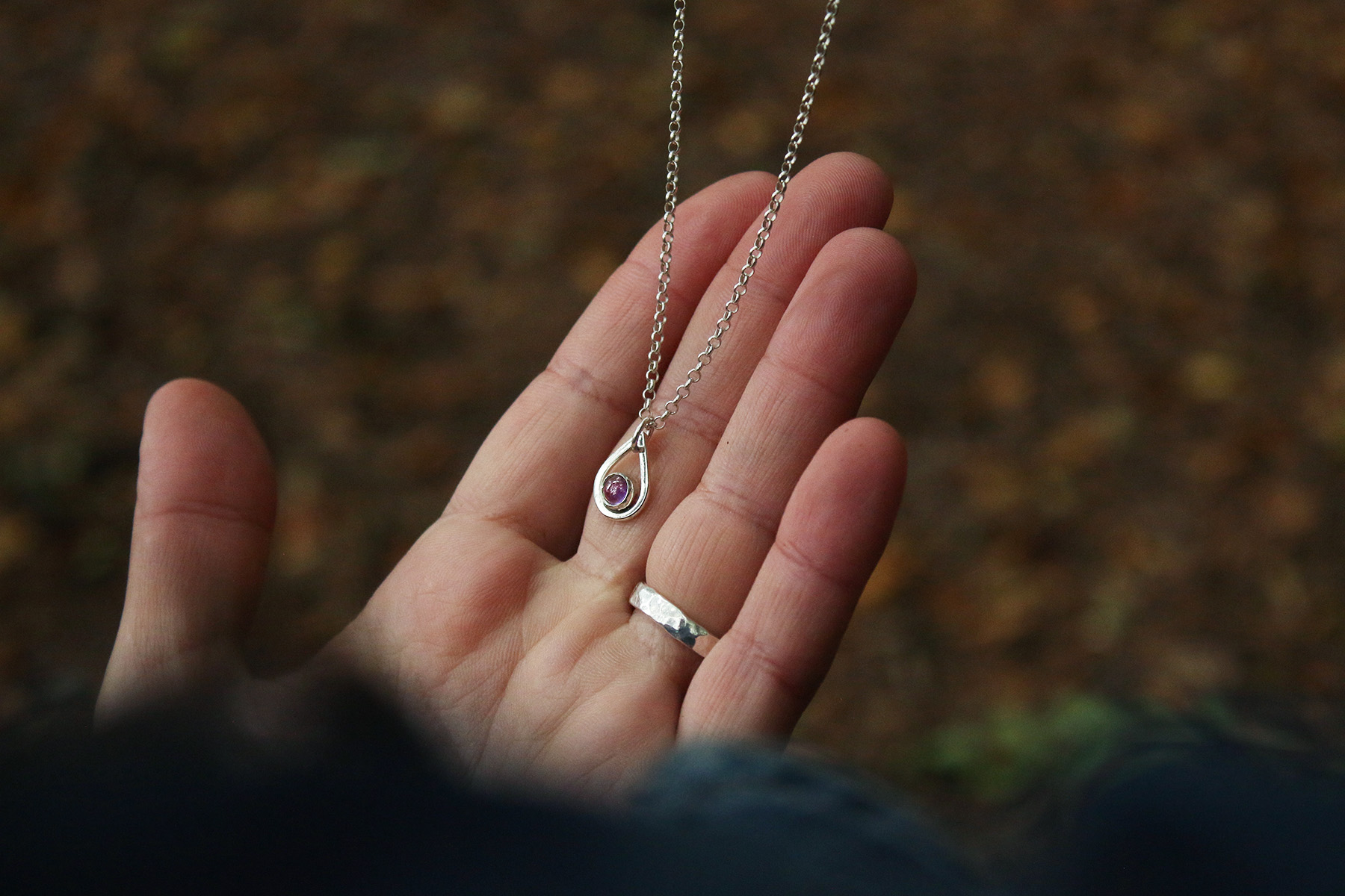 Colgante AGUA con CORNALINA - Imagen 3