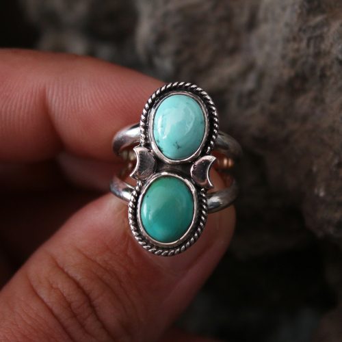 Doble TURQUESA y LUNA - Talla 12, 13, 14