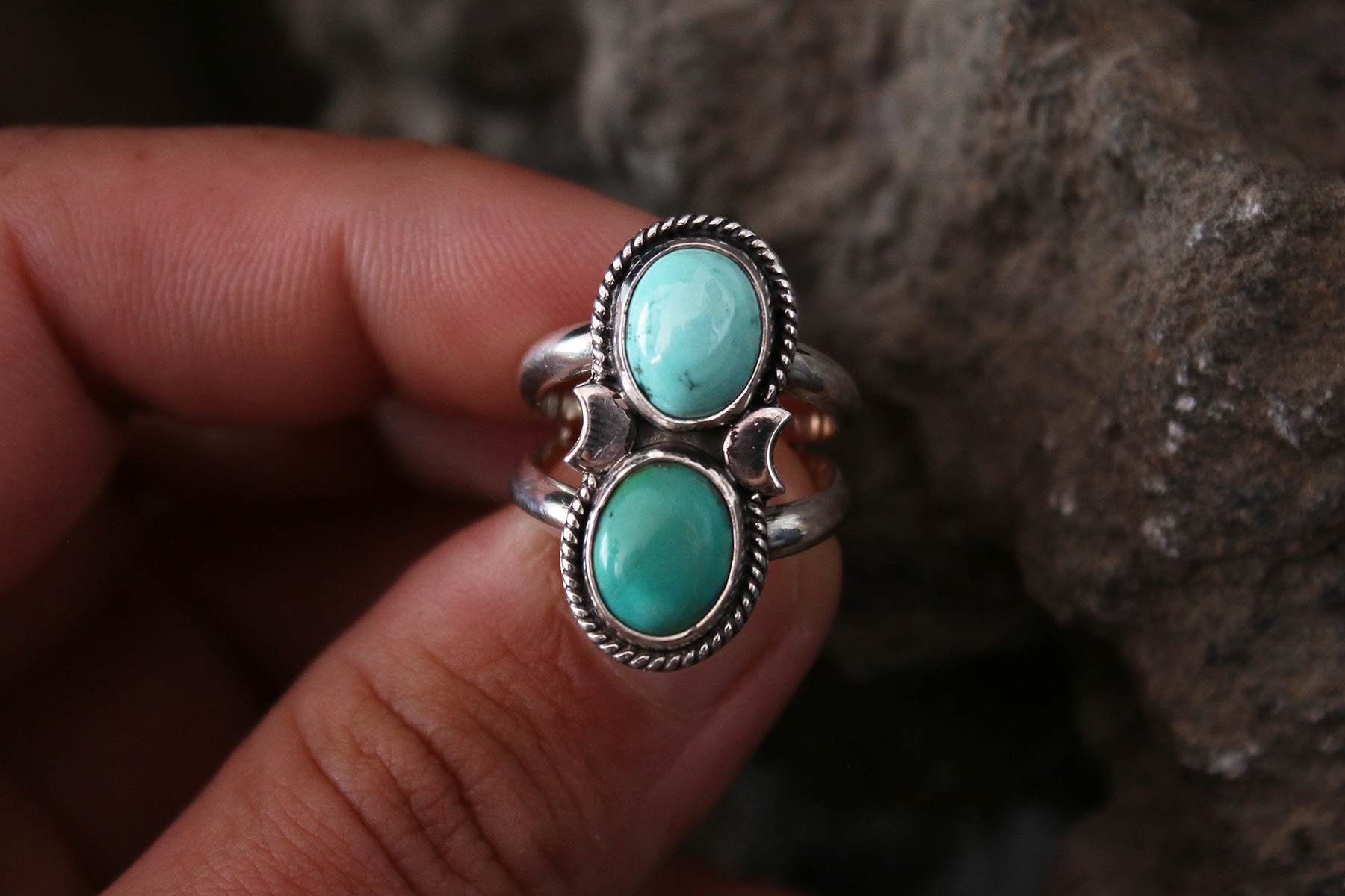 Doble TURQUESA y LUNA - Talla 12, 13, 14