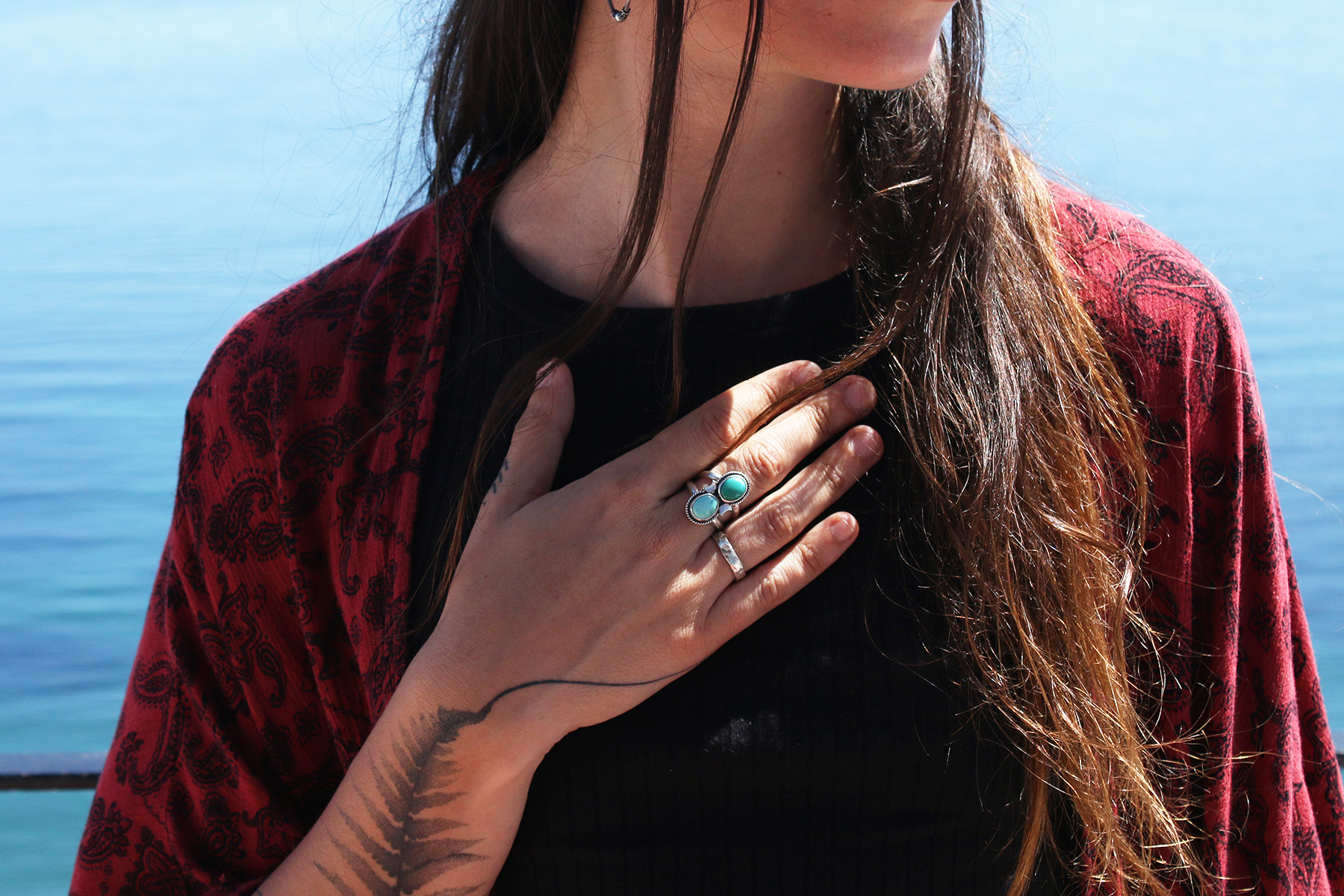 Doble TURQUESA y LUNA - Talla 12, 13, 14 - Imagen 2