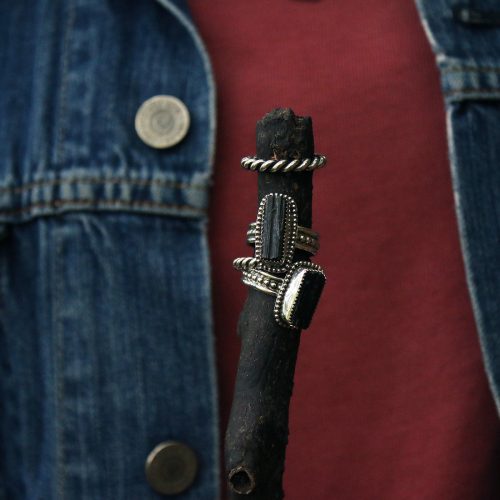 Anillo Turmalina Negra II Talla - 15