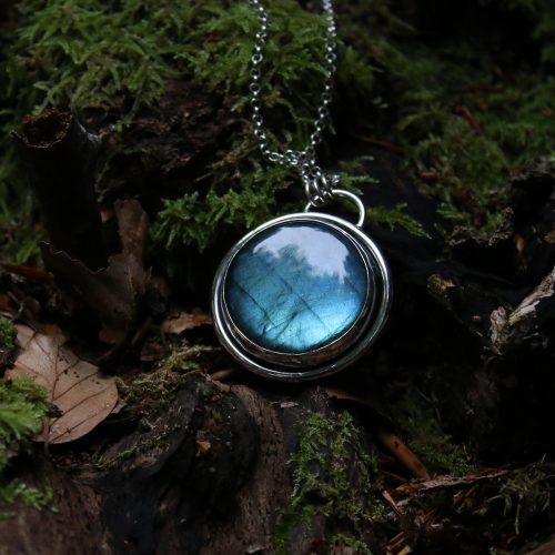 Colgante Labradorita: Luna LLena