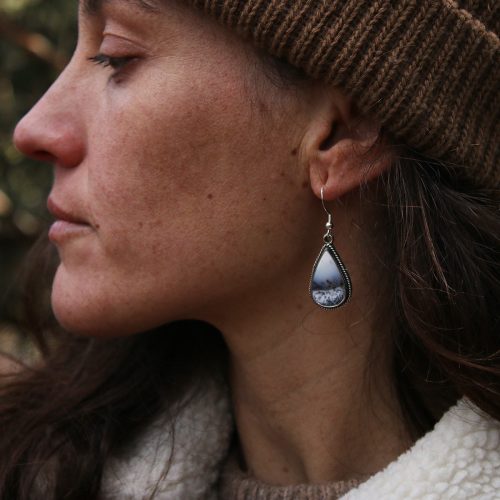 Pendientes AGATA DENDRITICA II