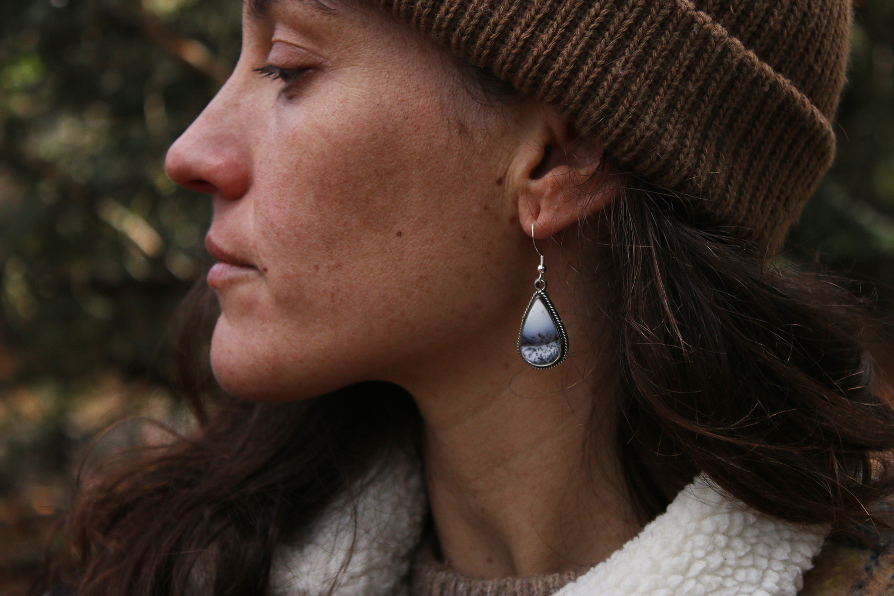 Pendientes AGATA DENDRITICA II