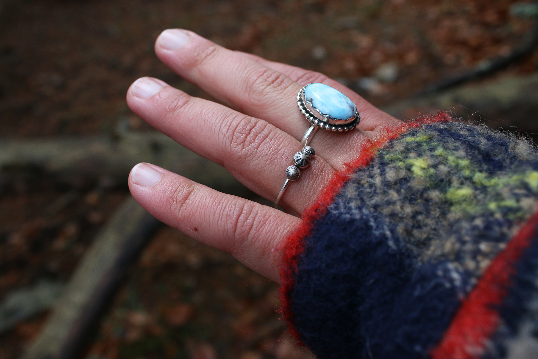 Anillo LARIMAR - Talla 14, 15 y 16 - Imagen 3