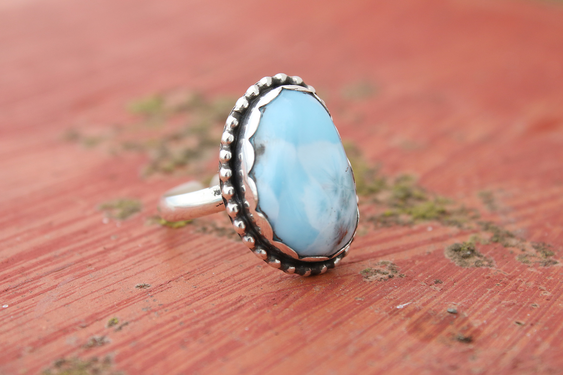 Anillo LARIMAR - Talla 14, 15 y 16