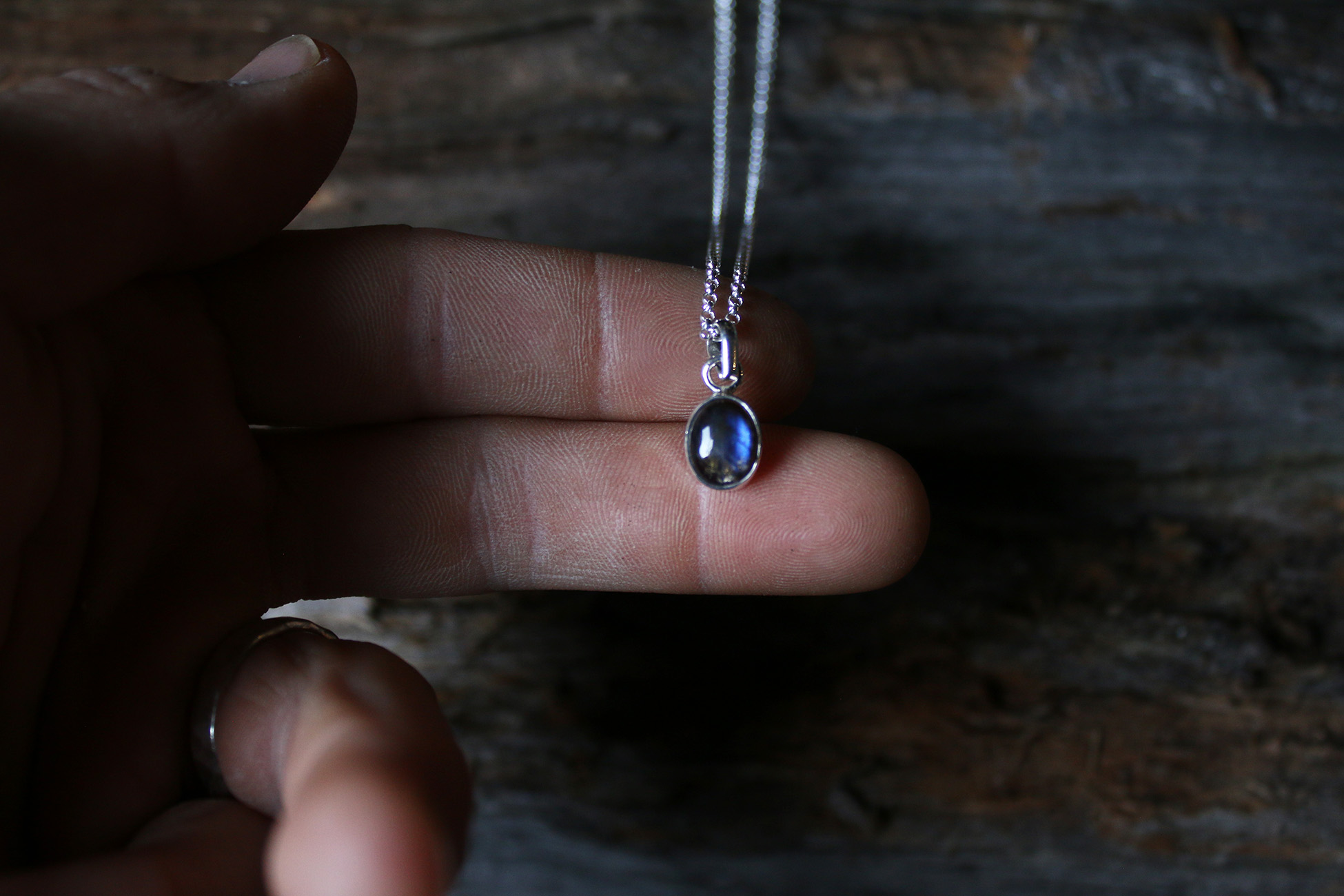 Colgante UNIVERSO DE LABRADORITA