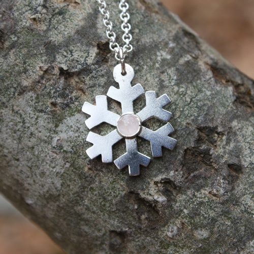 Colgante VALL D’ARAN - QUARZO ROSA