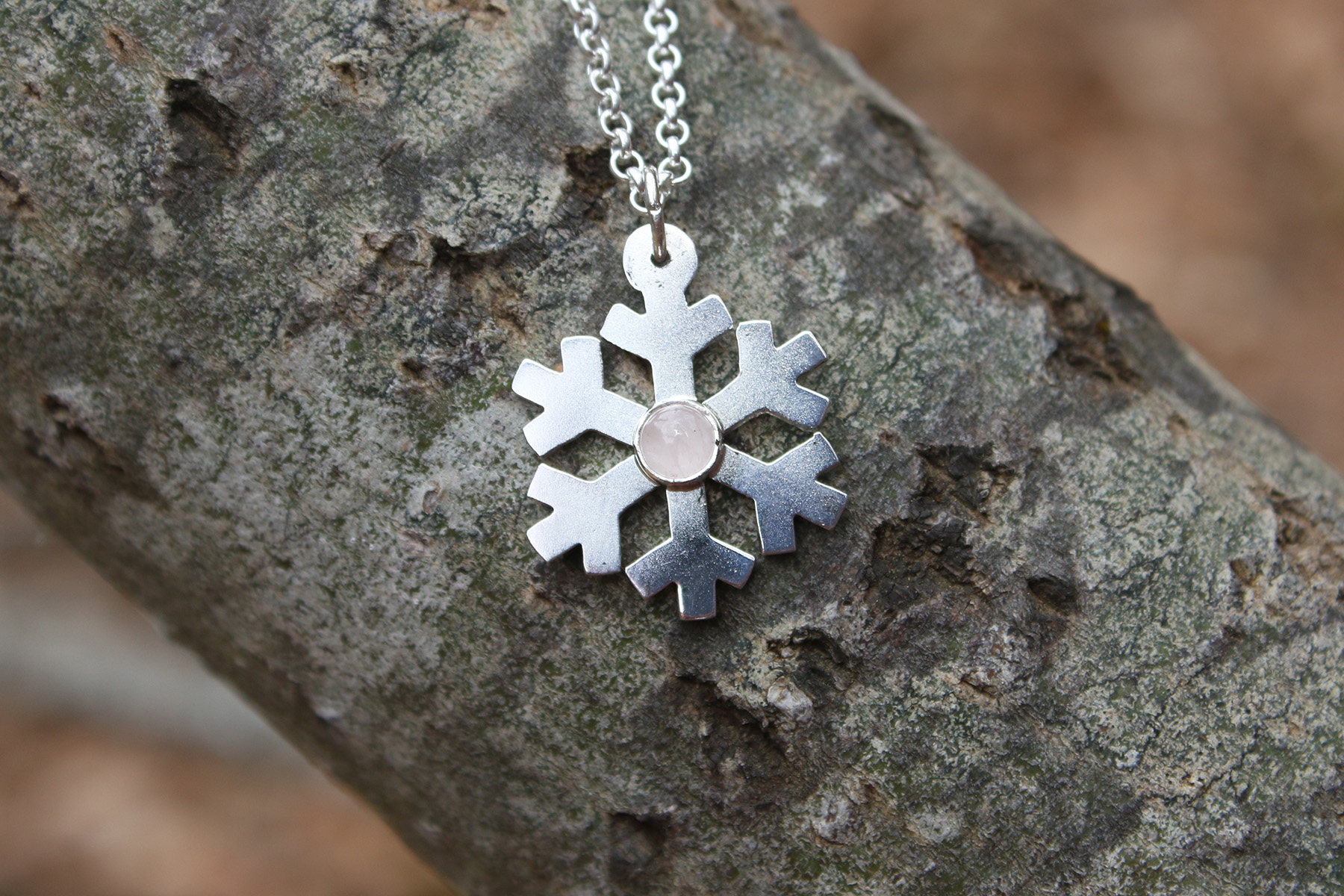 Colgante VALL D’ARAN - QUARZO ROSA