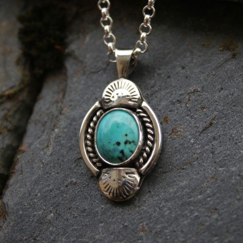 Colgante LAKOTA con TURQUESA