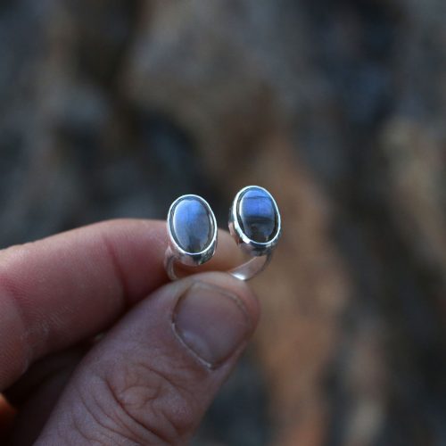 Anillo DRAGON con LABRADORITA Talla – 10, 11, 12