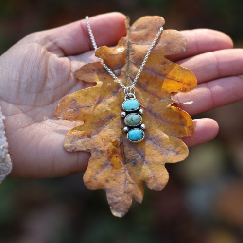 Colgante AURA II con Turquesa Tibetana