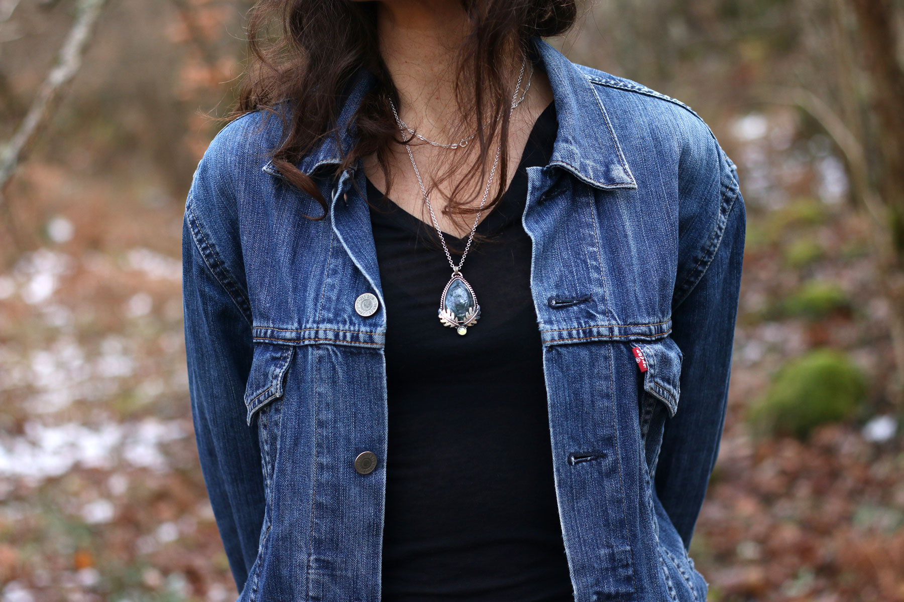 Colgante BRAMA con AGATA MUSGOSA - Imagen 4